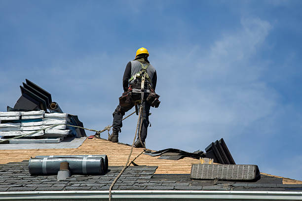 Professional Roofing technician working in Fincastle, VA